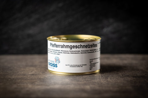 Pfefferrahmgeschnetzeltes | 1 Dose | ca. 400g